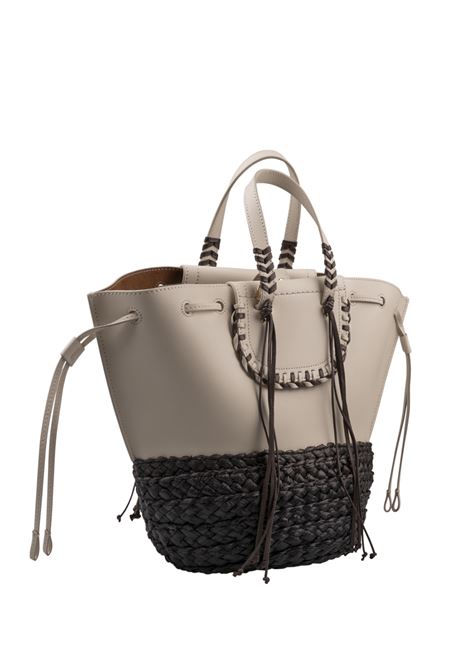 Borsa Bolero - White and Black CUBA LAB | BOLEROOFFWHITE BLACK